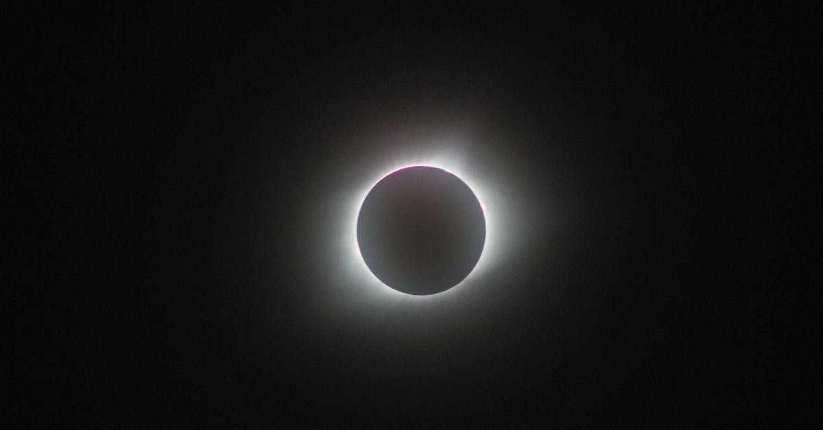 Stunning photograph of a total solar eclipse revealing the sun's corona.